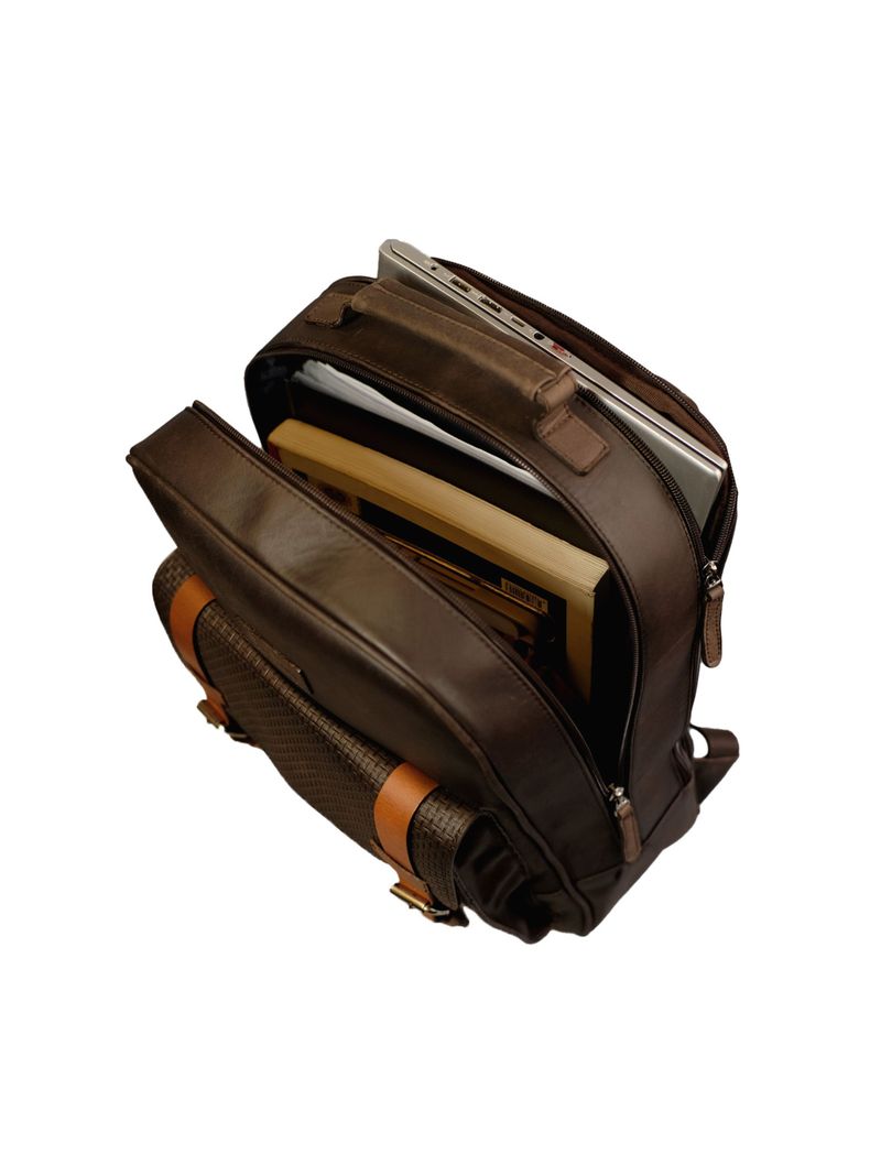 Mochila  100% Cuero Craftmen-3