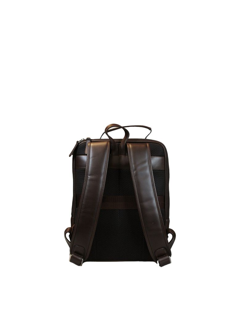 Mochila Westminster café Craftmen 100% cuero genuino 16"-2