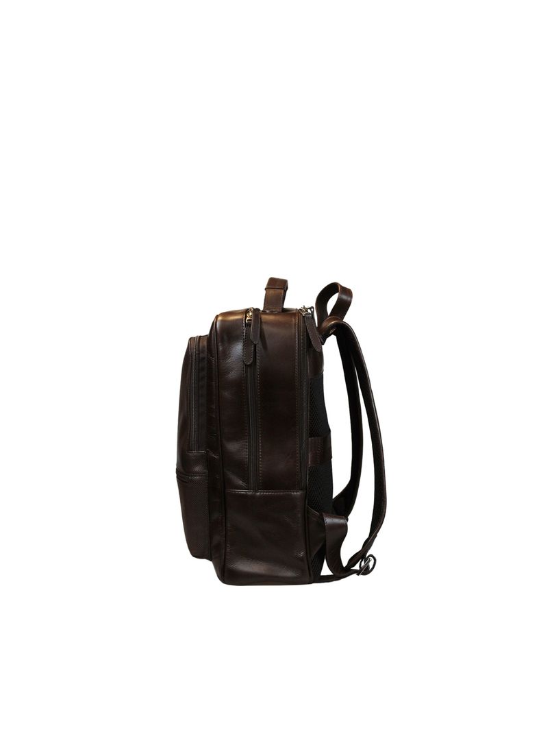 Mochila Westminster café Craftmen 100% cuero genuino 16"-3