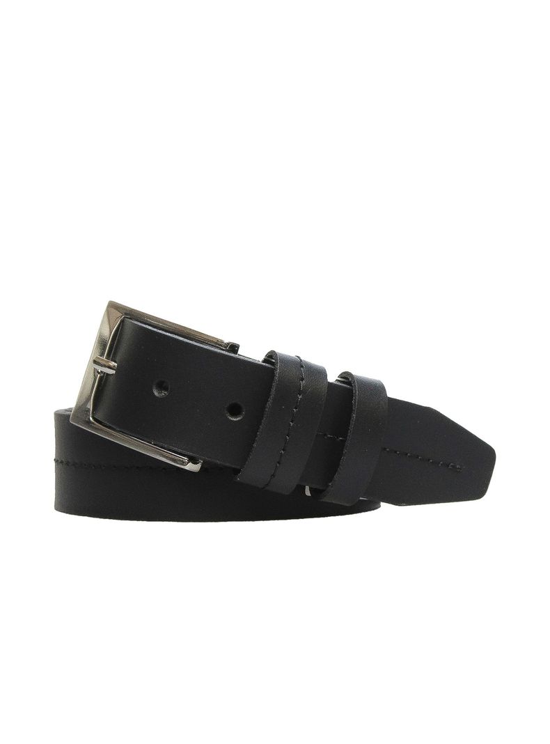 Cinturon Davies  Hombre Craftmen  100% cuero genuino  negro-0