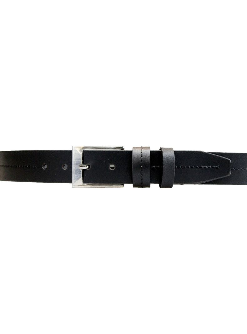 Cinturon Davies  Hombre Craftmen  100% cuero genuino  negro-1