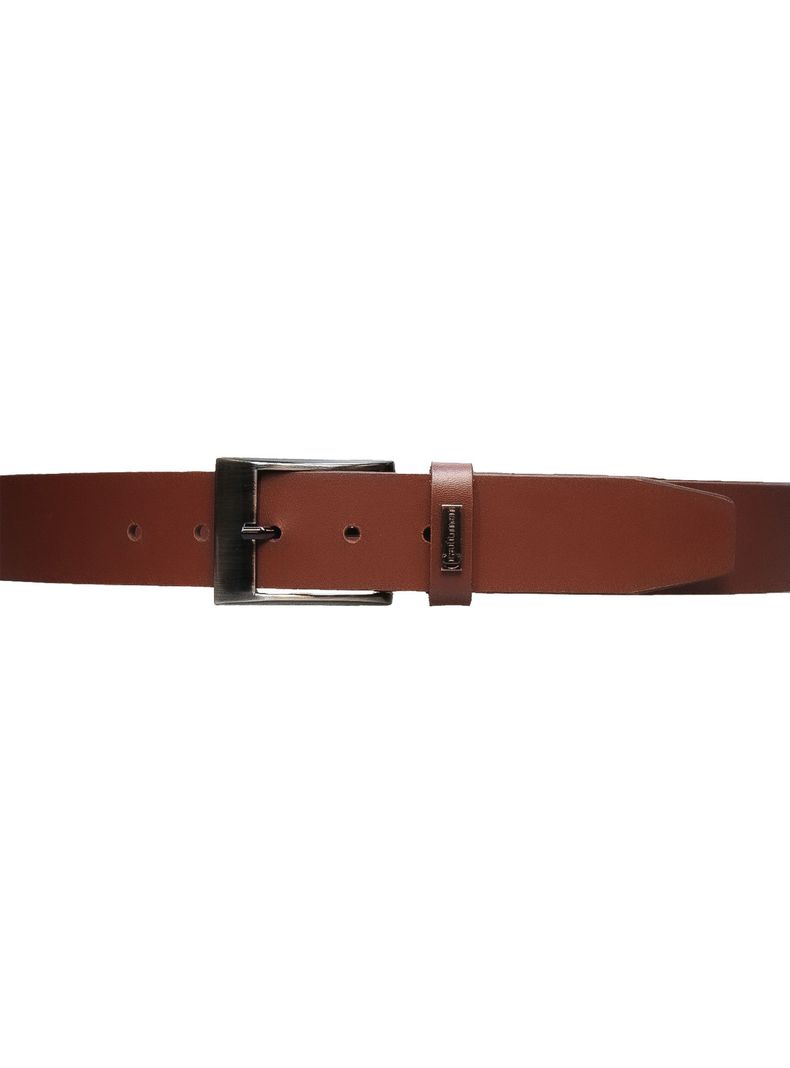 Cinturon Turner Hombre Craftmen  100% cuero genuino  coñac-1