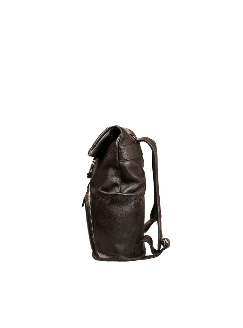 Mochila Belfast   cafe Craftmen 100% cuero genuino  16"-5