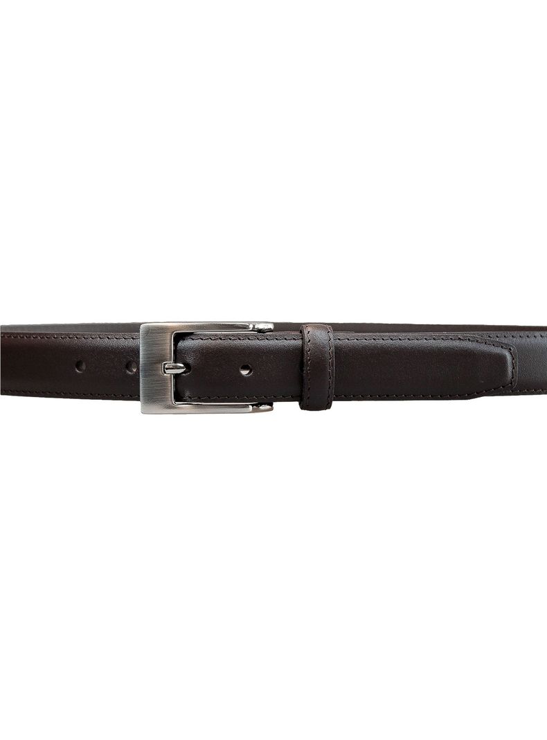 Cinturon Wilson  Hombre café 100% cuero genuino  Craftmen    -0