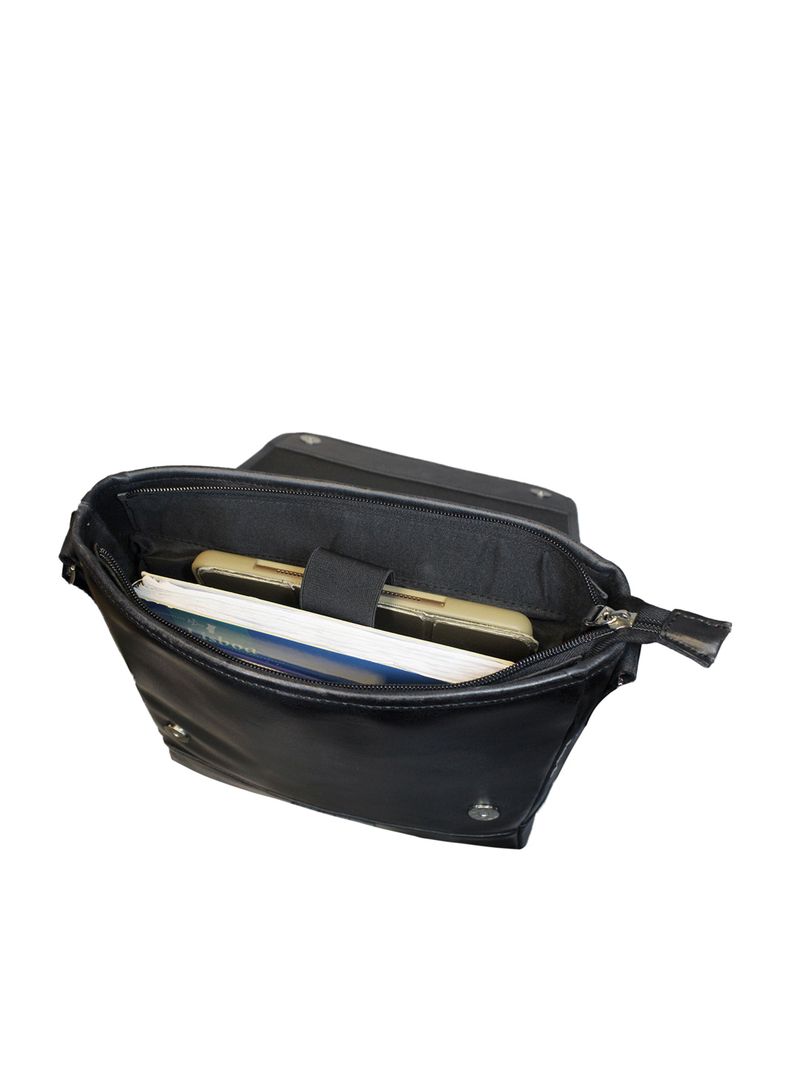 Morral Liuto negro Craftmen 100% cuero genuino -4