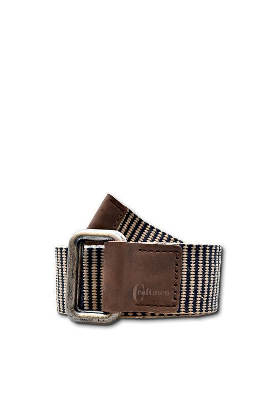 Cinturon Craftmen Reata Color Azul -Beige