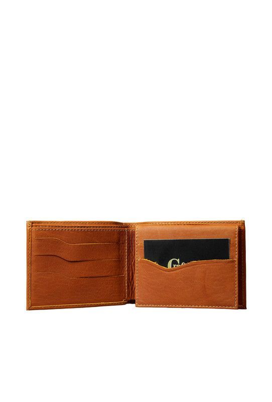 Billetera Hombre Craftmen 100% Cuero Natural  Cafe Claro  -2