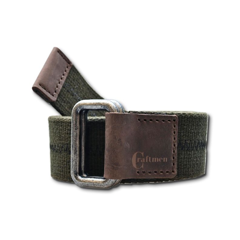 Cinturon Hombre, Reata Reversible  Verde - Azul.