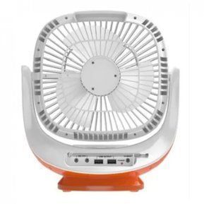 Ventilador Recargable Solar / Linterna / Radio / Bluetooh-6