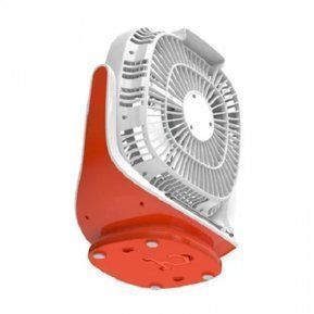 Ventilador Recargable Solar / Linterna / Radio / Bluetooh-3