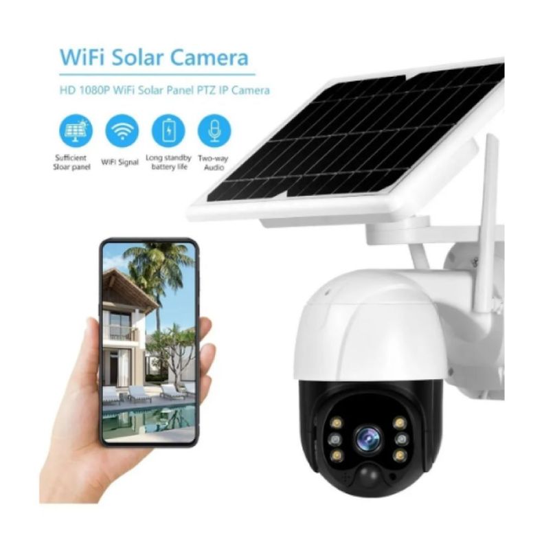 Camara Ip Solar Seguridad Wifi Exterior Hd 1080p Nocturna-6