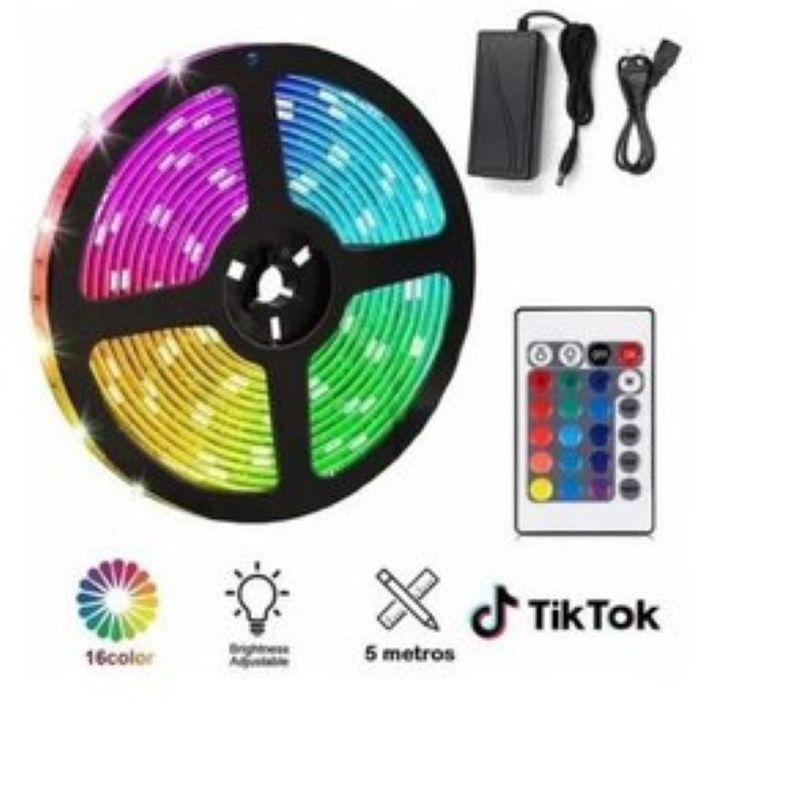 Tiras De Luz Led Multicolor 10 Metros Boccini-2