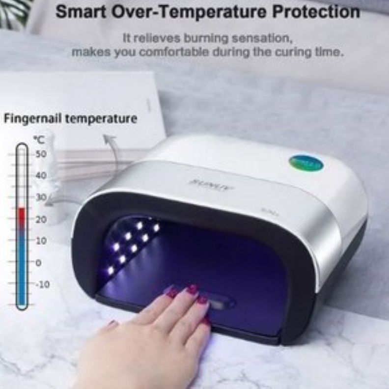 Lampara 2-1 Uv Smart Sun3 Secador Uñas Manicure Profesional-4