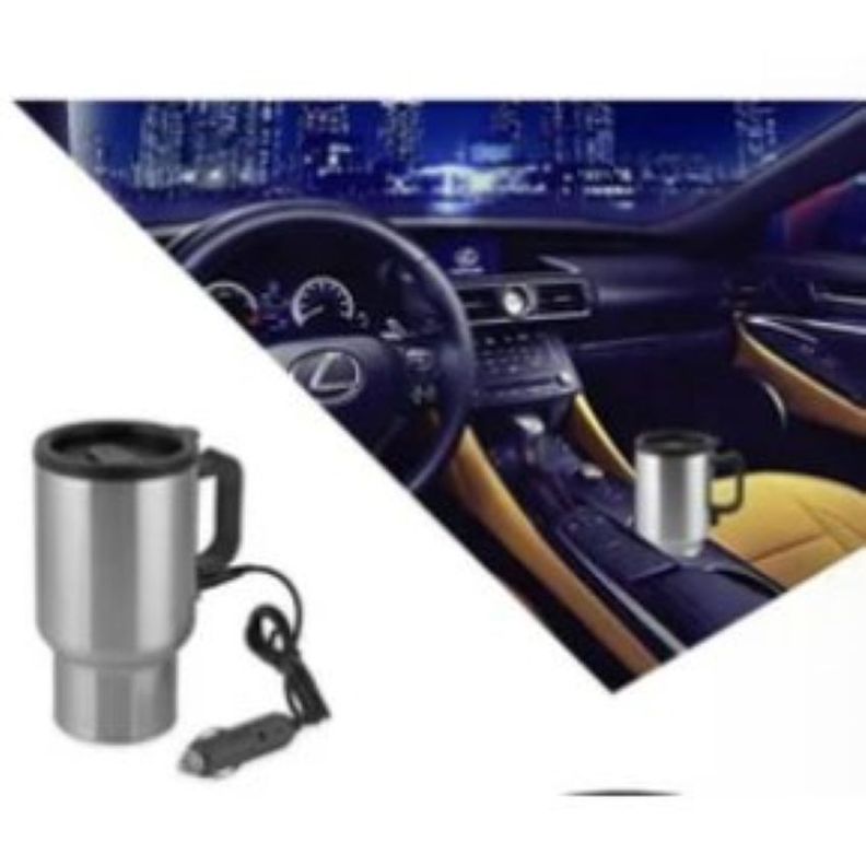 Vaso Acero Termico 480ml de Auto 12v Eléctrico-3