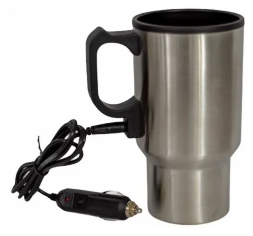 Vaso Acero Termico 480ml de Auto 12v Eléctrico-1
