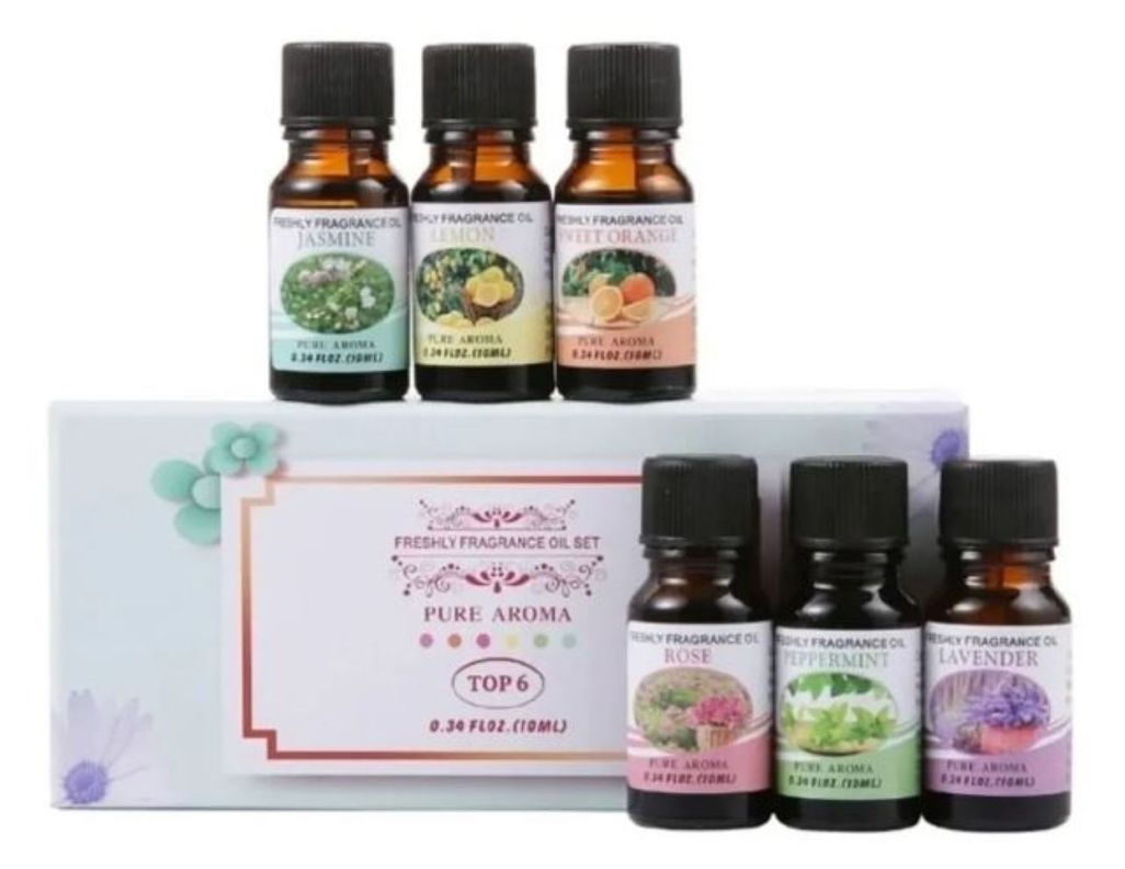 Pack 6 Esencias Para Humidificadores Difusores Aceite Aroma-0