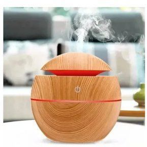 Humidificador Difusor Usb Aromaterapia 7 Colores Beige-3