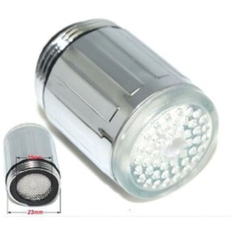 Cabezal de Grifo Grifo con luz LED colorida para decoración del baño-1