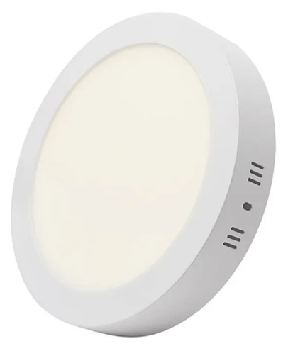 Foco Panel Plafón Led 24w Sobrepuesto Redondo Luz Frio-0