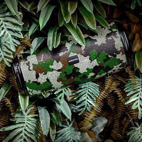 Parlante Altavoz inalámbrico Borofone BR13 Bluetooth y Luz Led Camufla-5