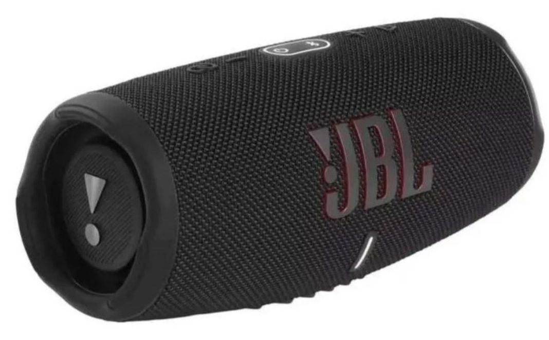 Parlante JBL Charge 5 portátil con bluetooth waterproof black 110V/220V Negro-0