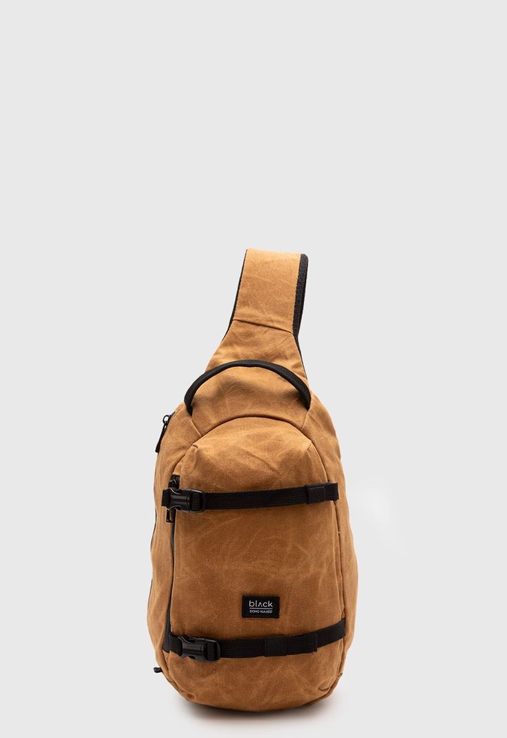 Mochila Sling Bag Soho Mustard Black Bubba Mostaza