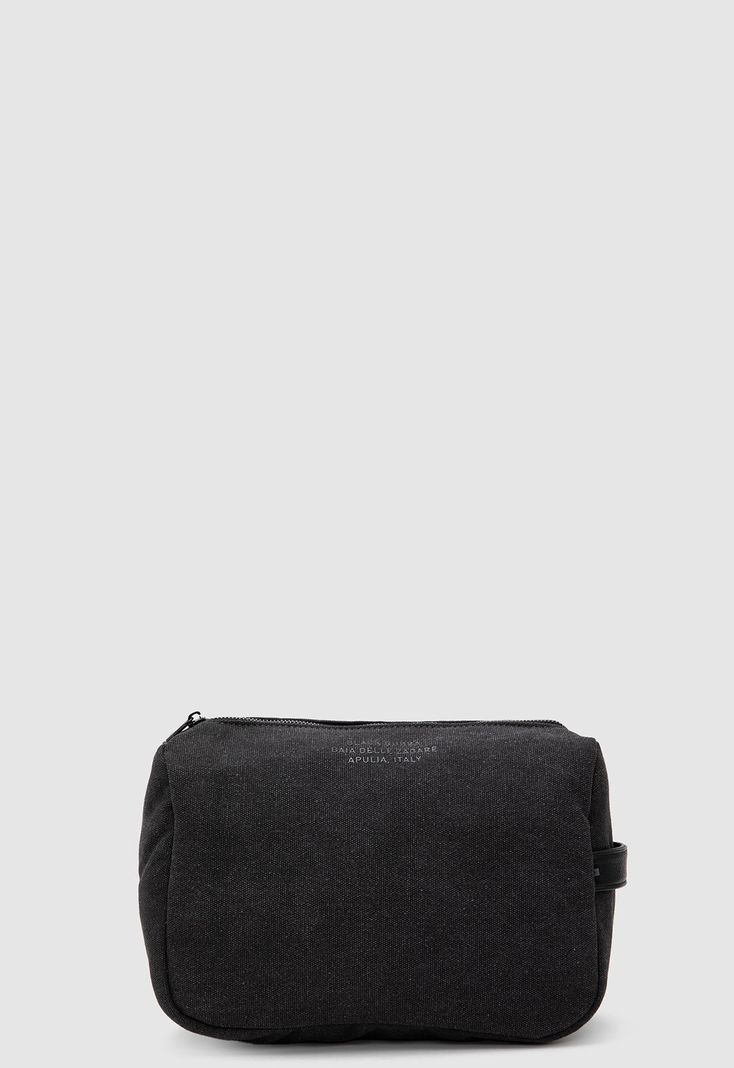 Neceser Canvas Grey Black Bubba Gris