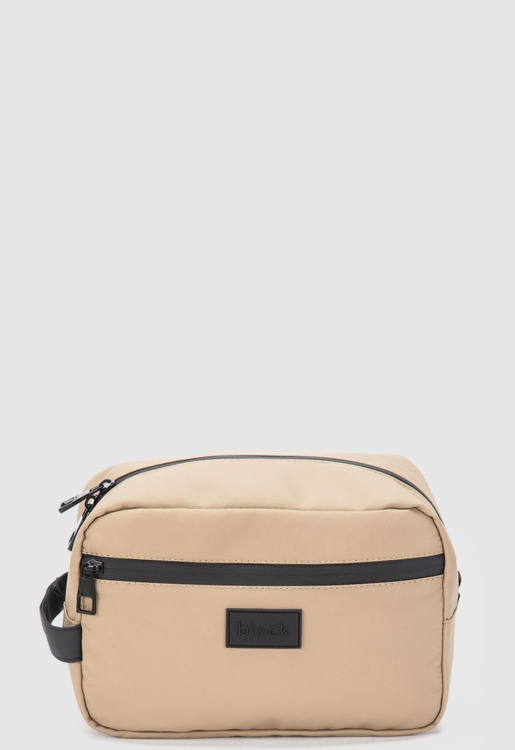 Neceser Soho Sand Black Bubba Beige