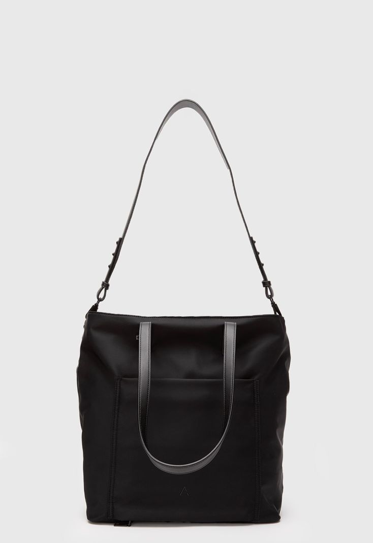 Cartera Tote Boston Black Black Bubba Negro
