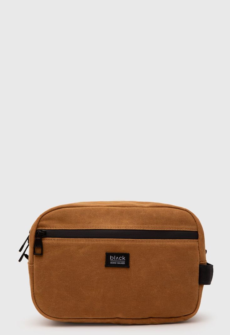 Neceser Soho Mustard Black Bubba Mostaza