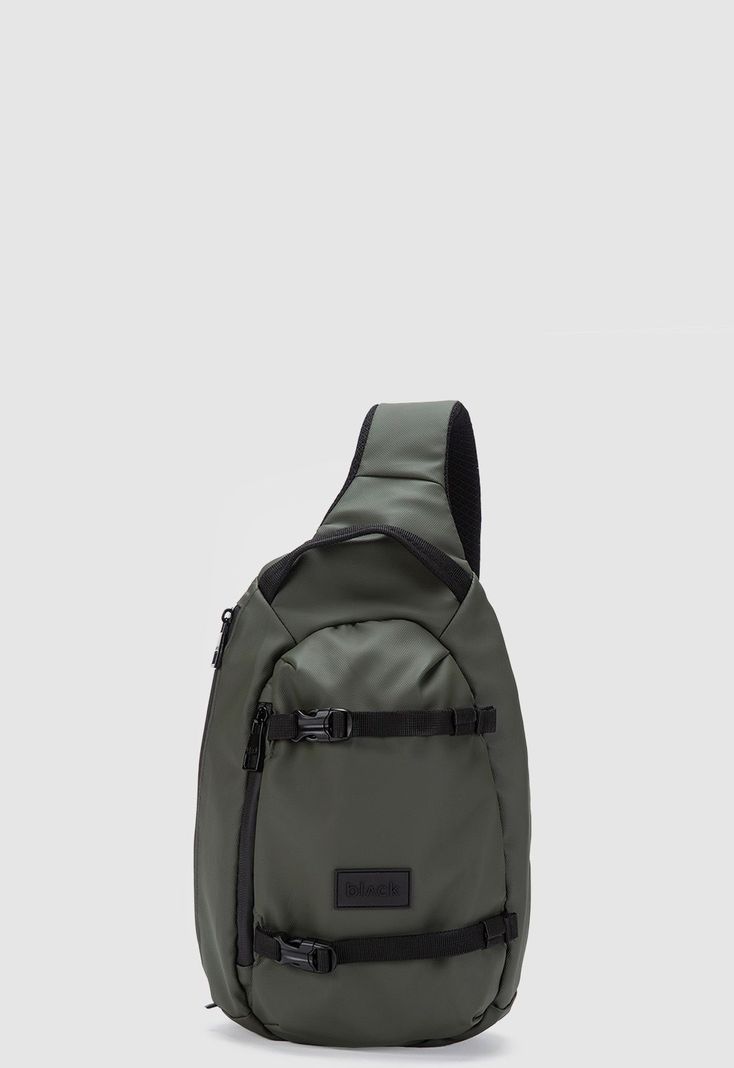 Mochila Sling Bag Soho Moss Black Bubba Verde