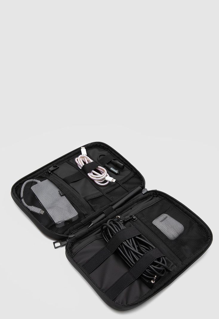 Organizador de Cables Slim Sage Gray Black Bubba Gris