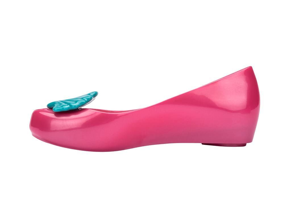 Ballerina Mini Melissa Ultragirl + Little Mermaid II Inf Rosa/Azul-2