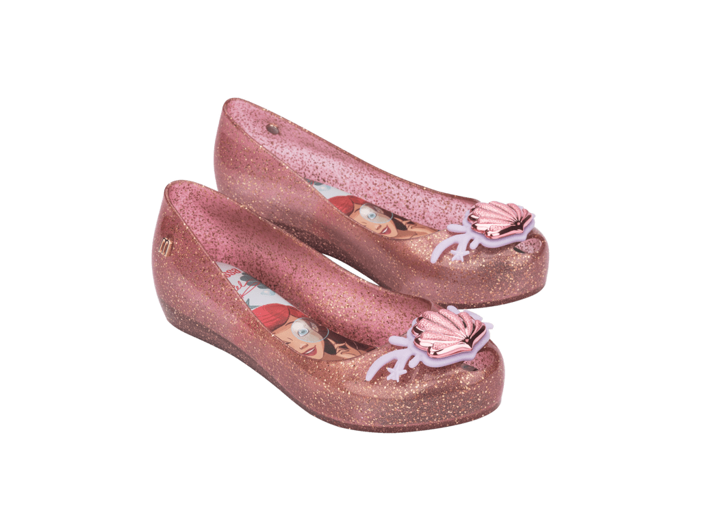 Ballerina Mini Melissa Ultragirl+Disney Princess Infantil Rosa-0