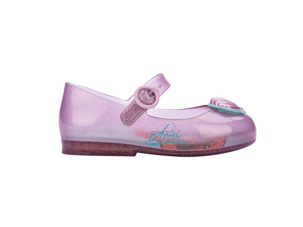 Ballerina Sweet Love + Disney Princess Rosa Glitter Mini Melissa-0