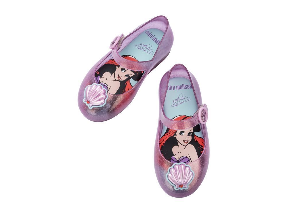 Ballerina Sweet Love + Disney Princess Rosa Glitter Mini Melissa-4