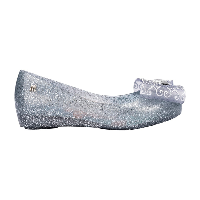Ballerina Mini Melissa Ultragirl+ Disney Princess Infantil Azul Glitter-3
