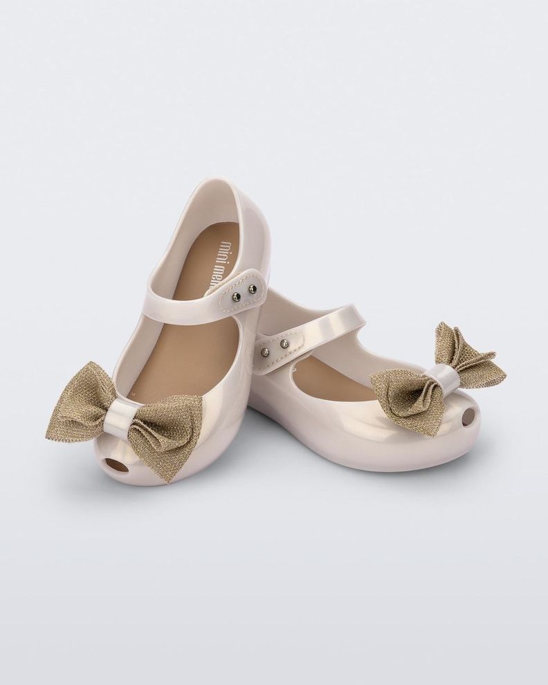 Ballerina Mini Melissa Ultragirl Sweet XII Beige Leche/Marron-2