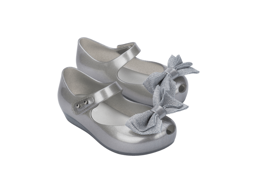Ballerina Mini Melissa Ultragirl Sweet XII Plata Perlado-0