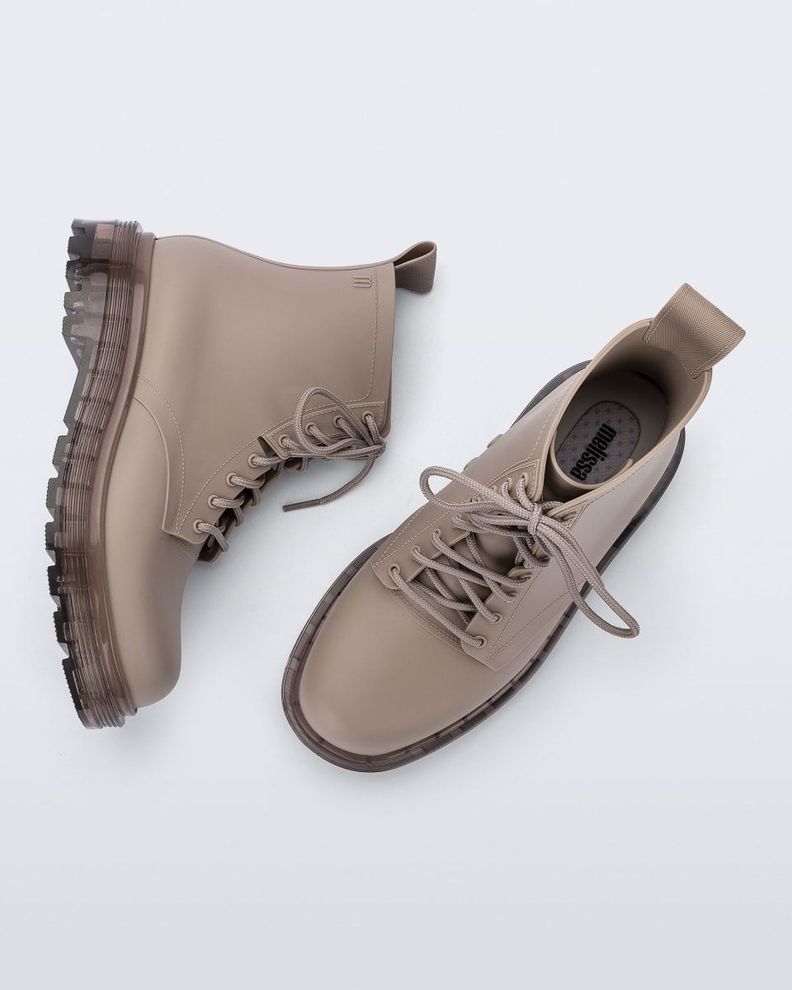 Botin Melissa Coturno Beige/Beige-2
