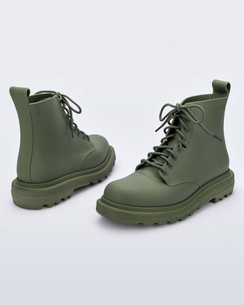Botin Melissa Coturno Soft Verde-1