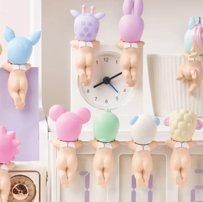 Pack de 4 Mini figuras Sonny Angel Hippers de coleccion-0