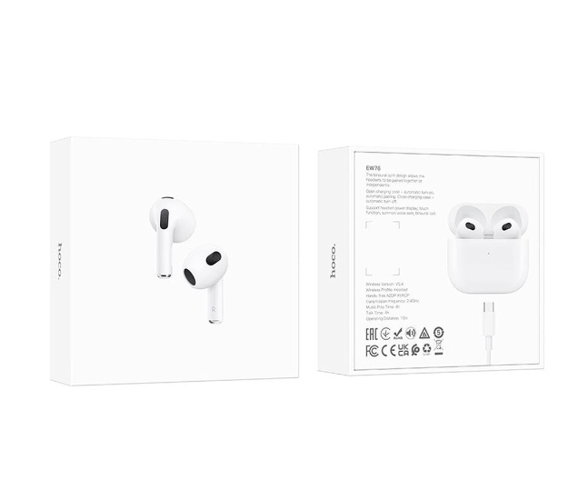 Audifono inalambrico Hoco EW76  IN-EAR  8HRS-3