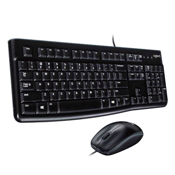 Kit de Teclado y Mouse alámbrico Logitech MK120-0