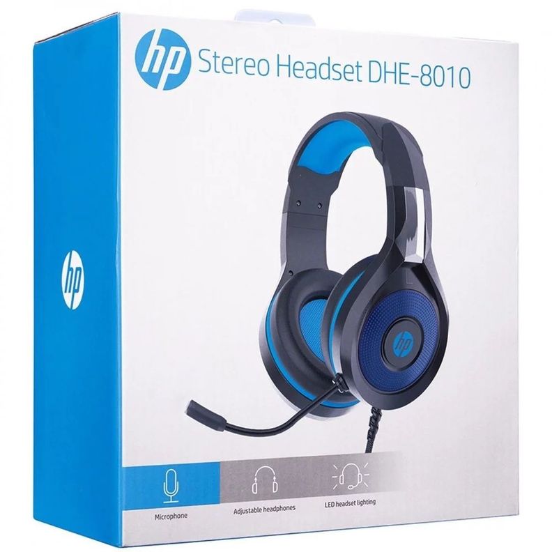 Audifono Gamer HP ON EAR DHE-8010 con microfono negro-5