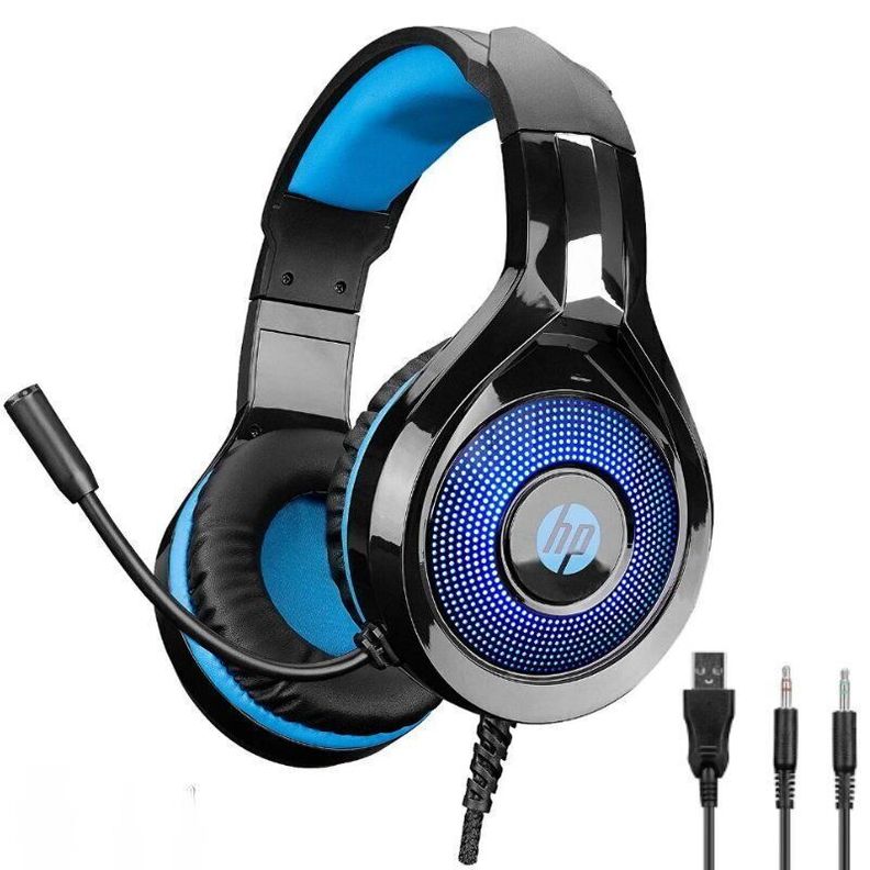 Audifono Gamer HP ON EAR DHE-8010 con microfono negro-0