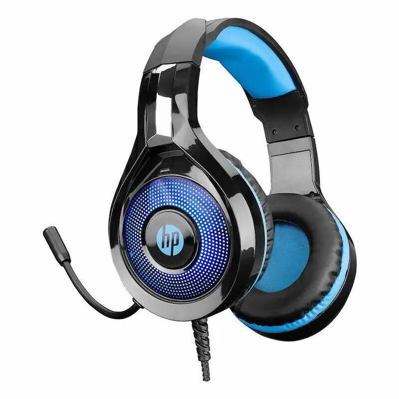 Audifono Gamer HP ON EAR DHE-8010 con microfono negro-1