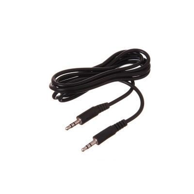 Cables  auxiliar Ultra macho a macho 1.80 MTS negro-1