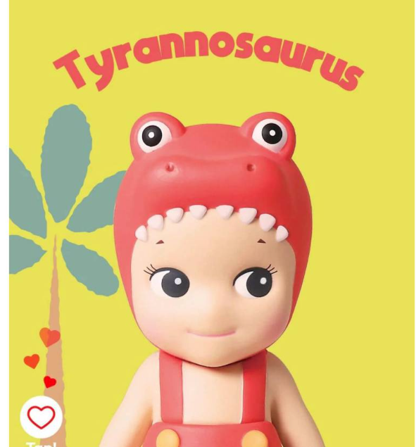 Mini figuras Sonny Angel Hippers serie Dinosaurio-3