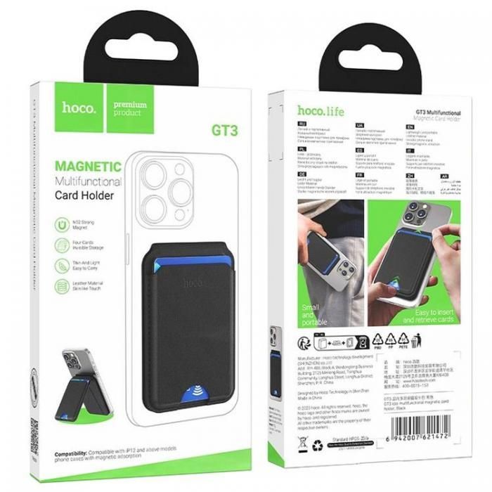 Tarjetero para celular magnético Hoco GT3 MagSafe-5